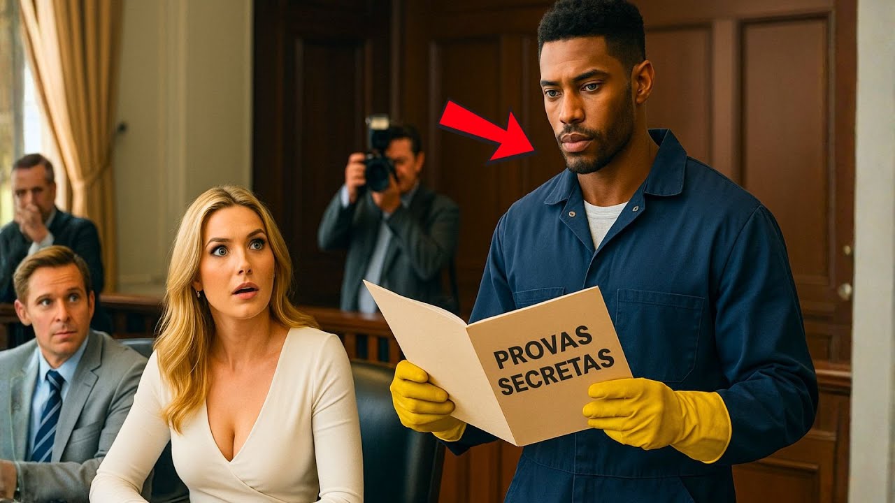 “EU VOU DEFENDÊ-LA!” Faxineiro que salvou a bilionária depois que o advogado a abandonou no tribunal