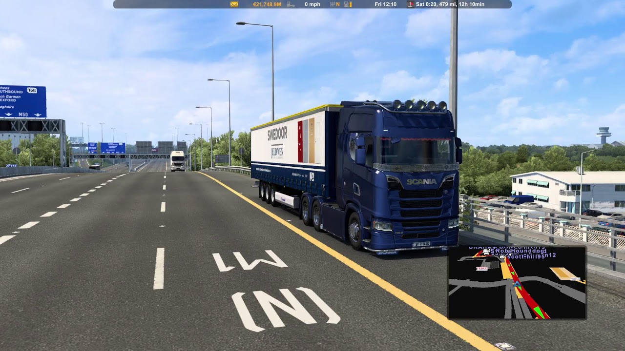 euro truck simulator/Armstrong server/ day 1