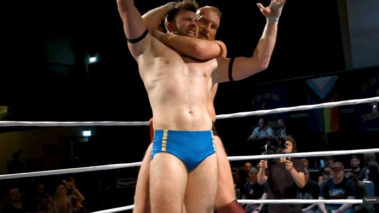 HOT GUYS WRESTLING-GERMAN WRESTLERS SQUASHED .FULL UNCUT-TRACER X SPECIAL TRIBUTE