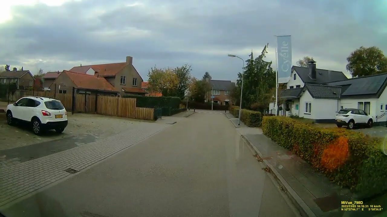Dashcam Wezep  Stationsweg  Brinkstraat