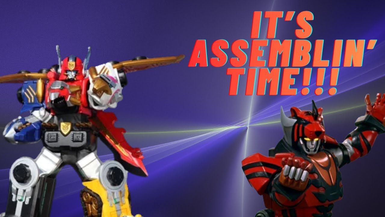 Assembling the Jungle Pride Megazord & Gosei Great Megazord | New Year New Zords