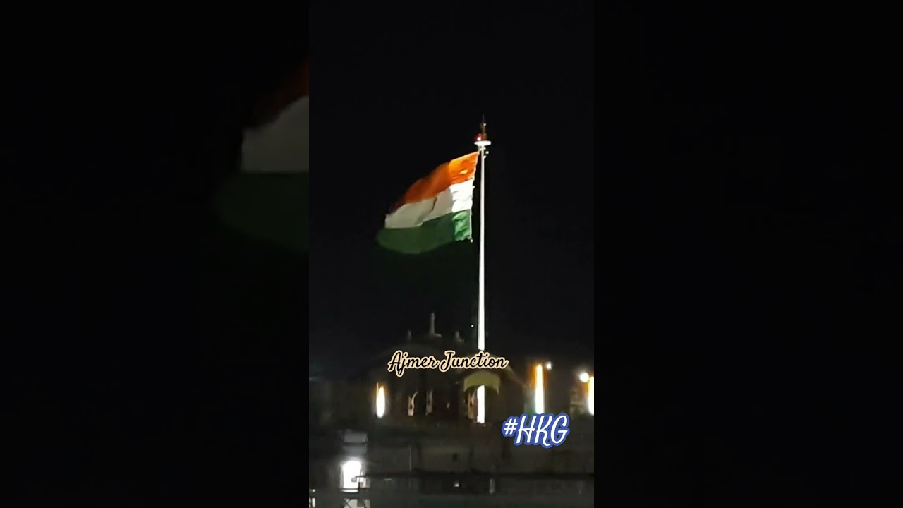 Indian Flag #ajmerjunction #railway #reels #viral #railwaystation #tourism #touristplace #india #new