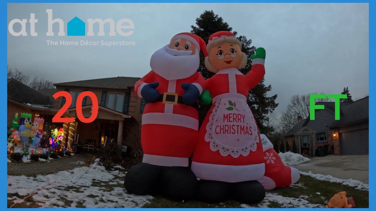 NEW FOR 2025 20FT MR AND MRS CLAUS SOLD FROM AT HOME
