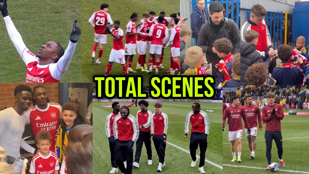 Hard-Fought Win! Arsenal Players Celebrate After Reaching FA Cup Quarter-Final