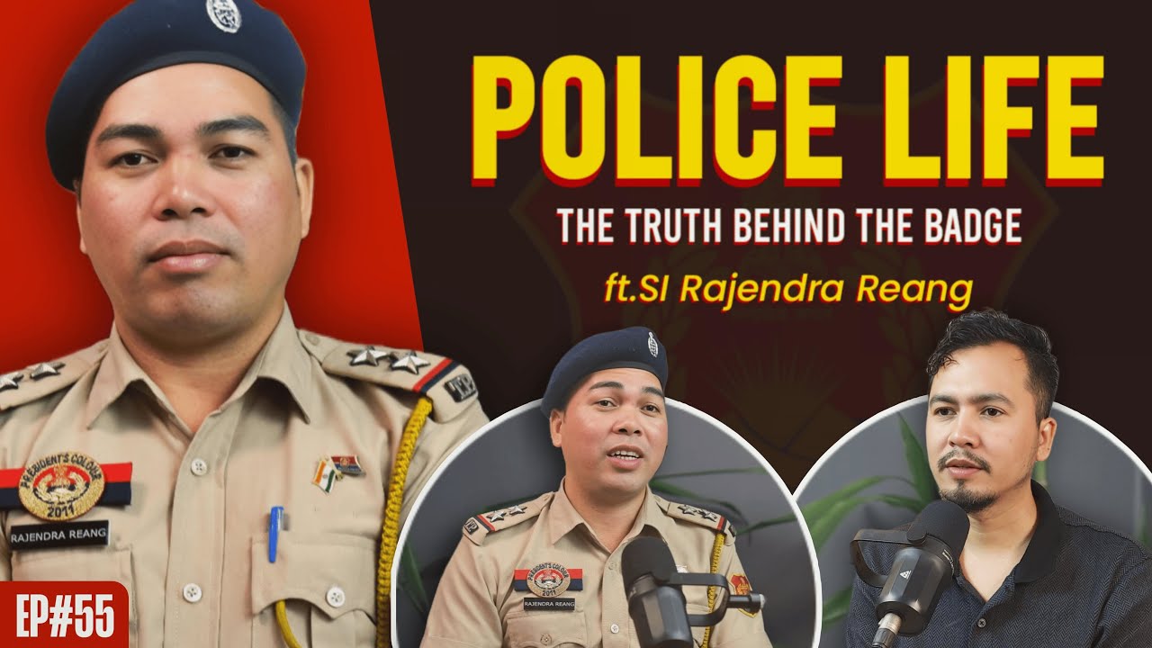 Behind the Badge: Stories of Sub Inspector Rajendra Reang||Struggles,Sucess||Kokborok Podcast -EP 55