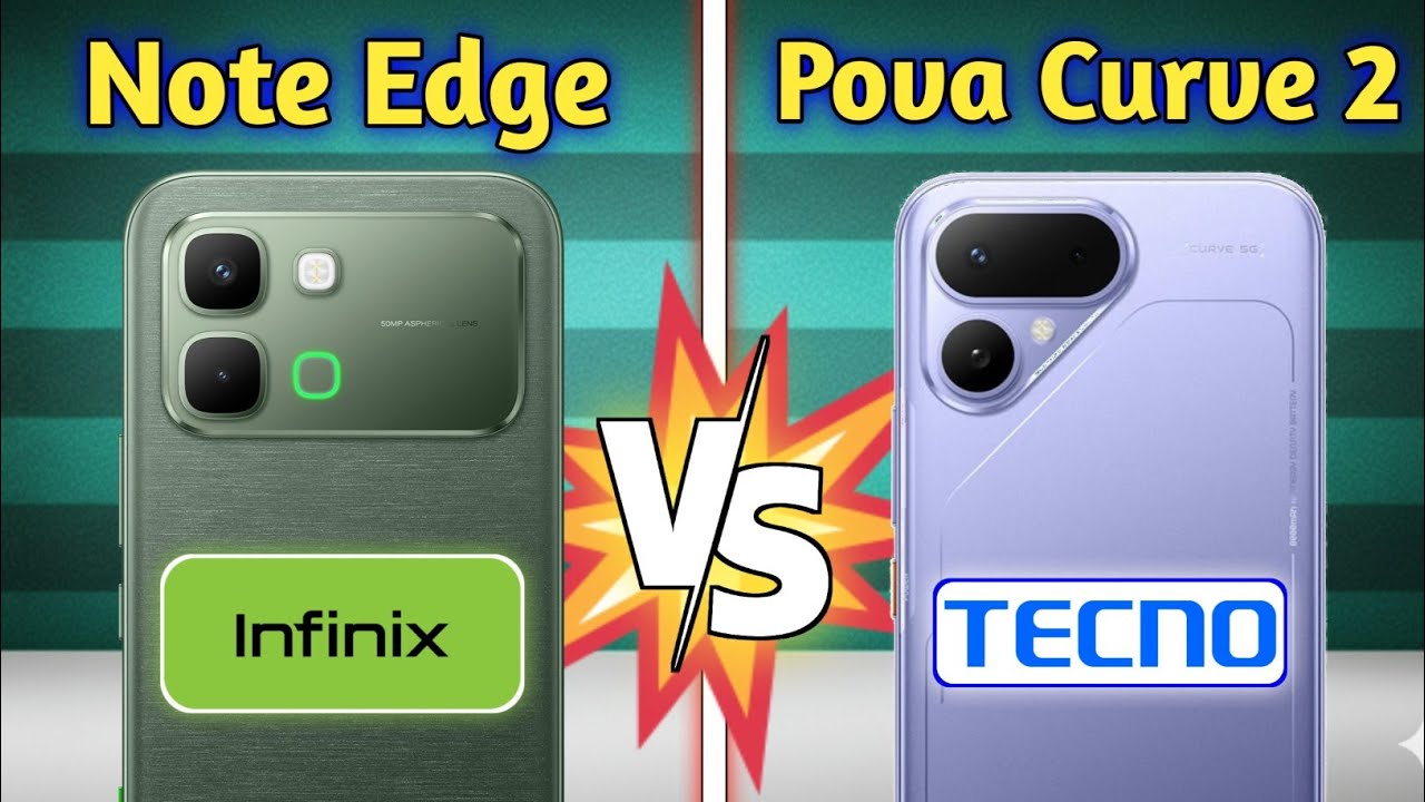 Infinix Note Edge vs Tecno Pova Curve 2 🔥 Camera, Performance & Battery Comparison | Best 2026 Phone