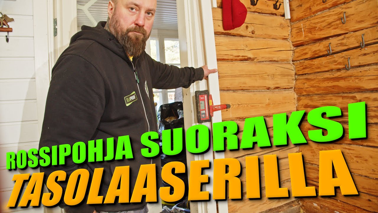 Rossipohjan Suoristaminen ja Rakentaminen Tasolaaserilla  | Rakenna Itse