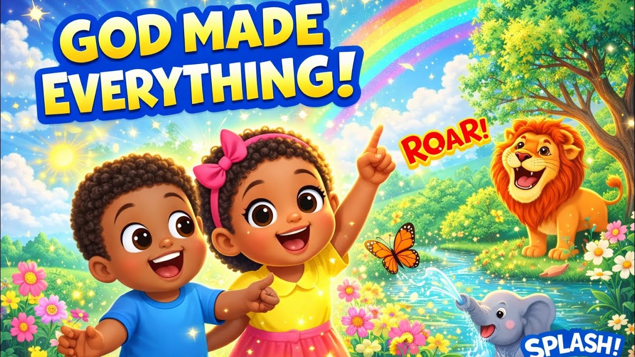 God Made Everything! 🌈 | Creation Story for Kids with Leo & Joy