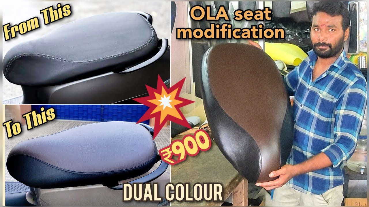 OLA S1 Pro Accessories - Dual Tone Seat just for ₹900 - Customizable @ Erode #olas1pro#ola