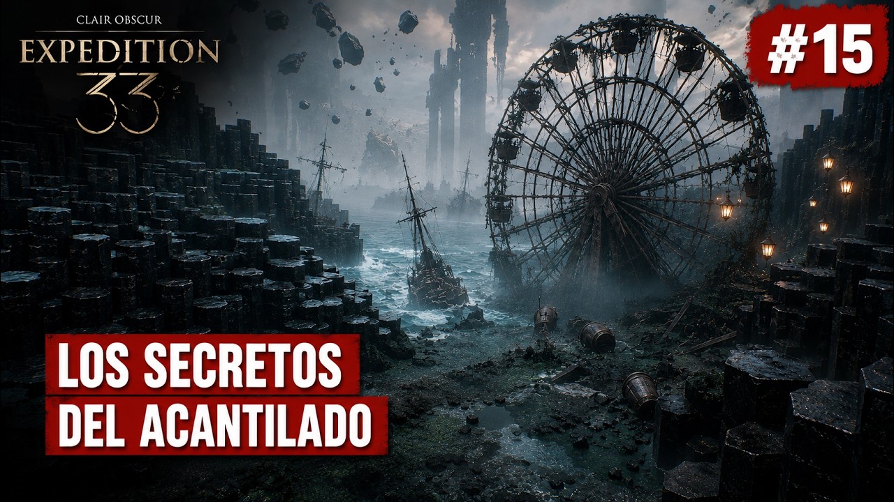 CLAIR OBSCUR: EXPEDITION 33 🗺️ Episodio 15 🗡️ Mundo abierto y limpio todo el ACANTILADO ROMPEOLAS
