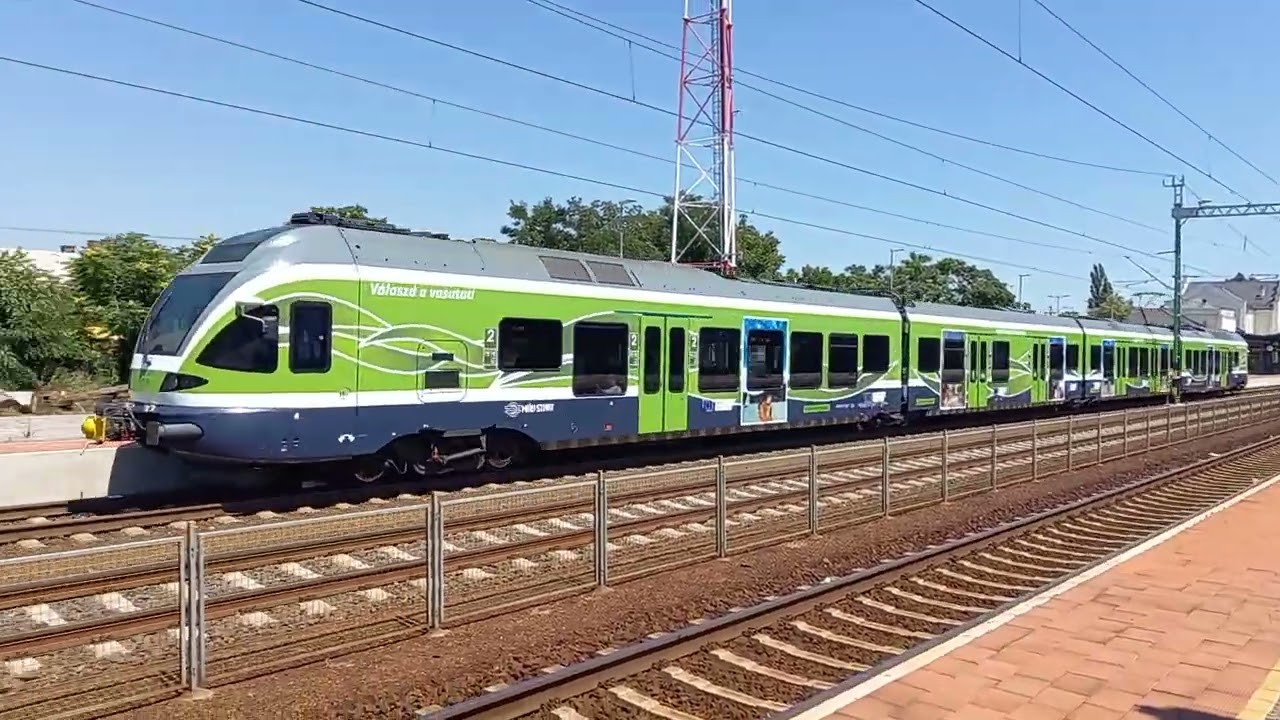 Z&ouml;ld FLIRT indul Hajd&uacute;szoboszl&oacute;r&oacute;l a 6107-es C&iacute;vis IR-k&eacute;nt