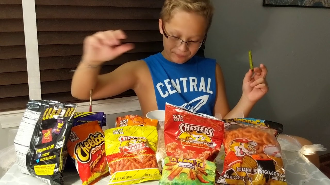 Ayden's Spicy Chip Challenge