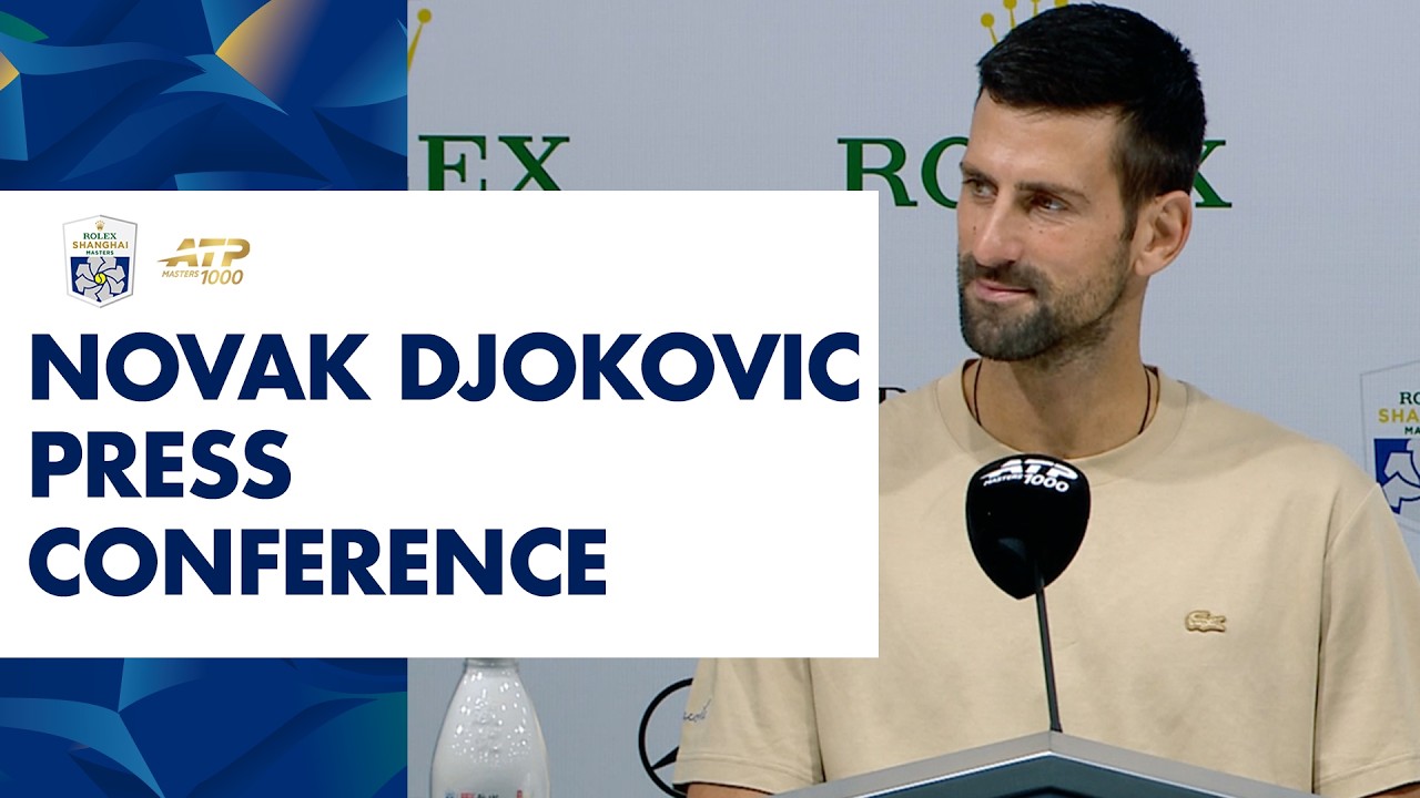 &laquo;Один из лучших турниров серии Masters 1000&raquo;: Пресс-конференция Новака Джоковича | Rolex Shanghai...