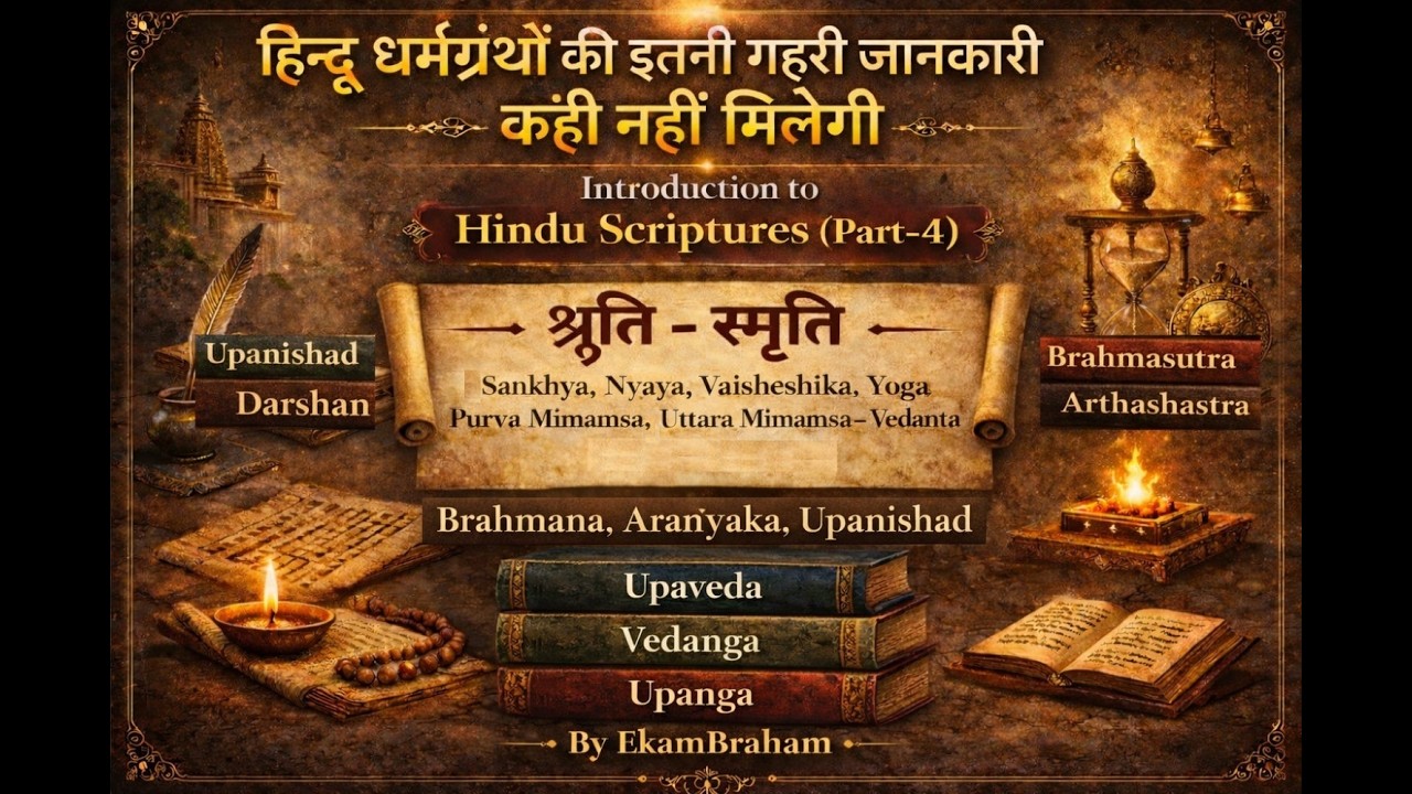 हिन्दू धर्मग्रंथों का परिचय (Part-4): श्रुति और स्मृति ग्रन्थ (नाम, संख्या, सामग्री, रचयिता, अंतर)