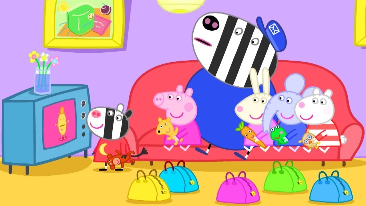 Peppa Pig Português  | 3 Episódios |  A Festa do Travesseiro |  Peppa Pig Dublado