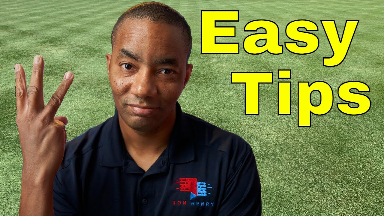 FIX YOUR LAWN NOW with 3 Easy Tips