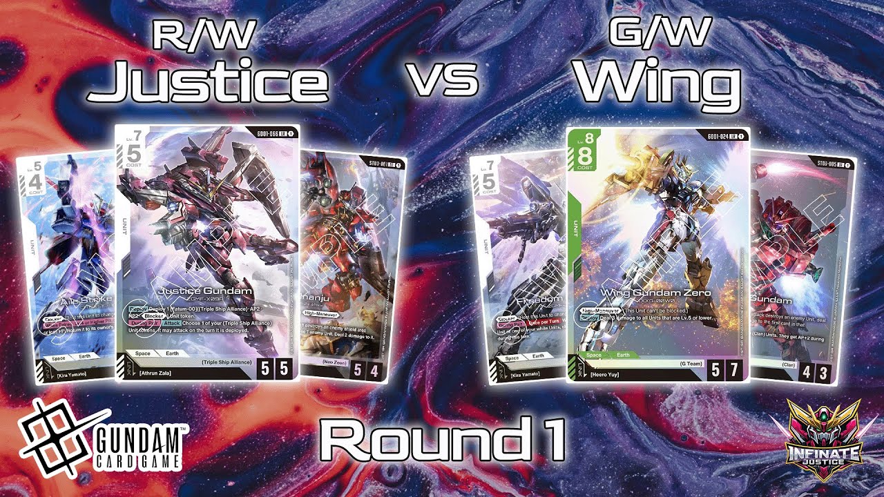 R/W Justice vs G/W Wing Zero Round 1 (White Agro?!)