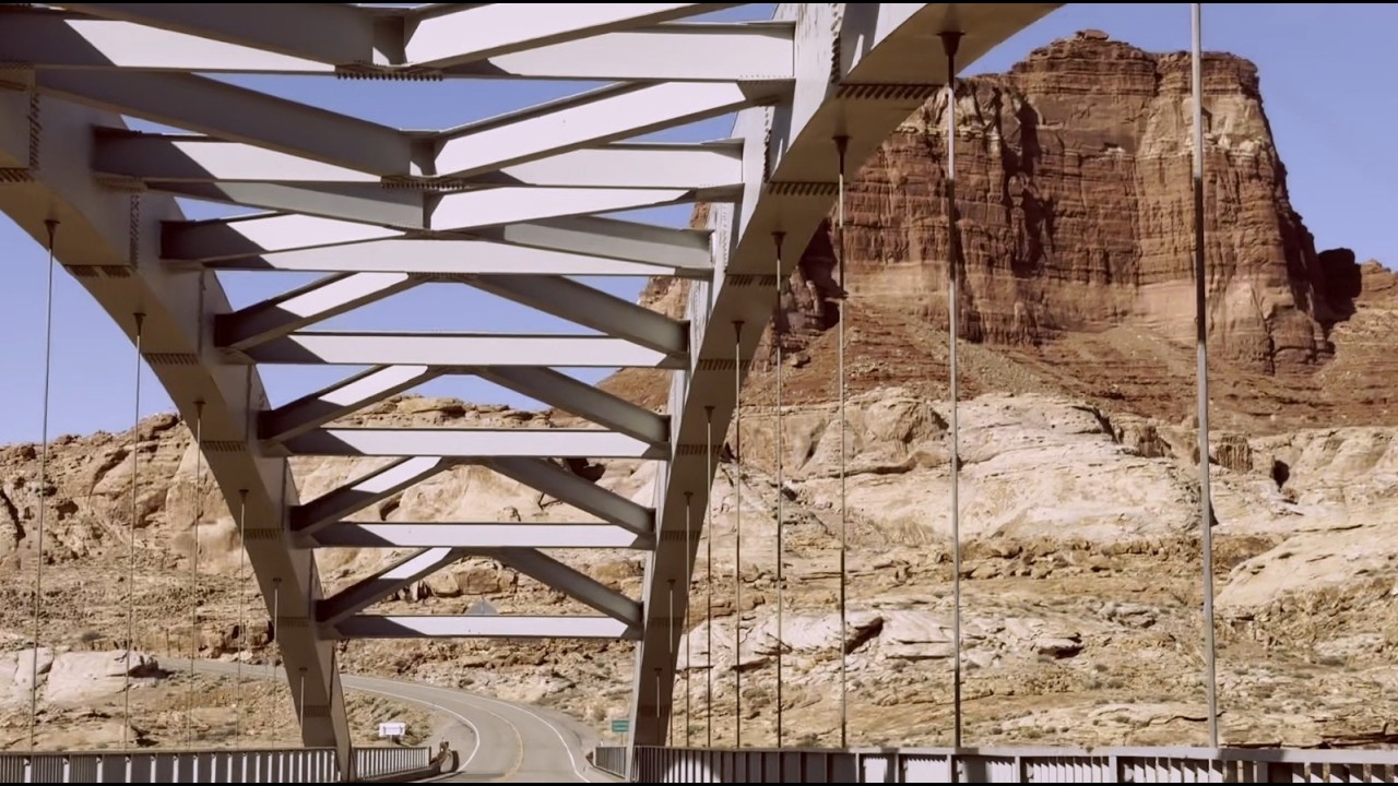 Hite Bridge over Colorado River - Shorty | Full HD