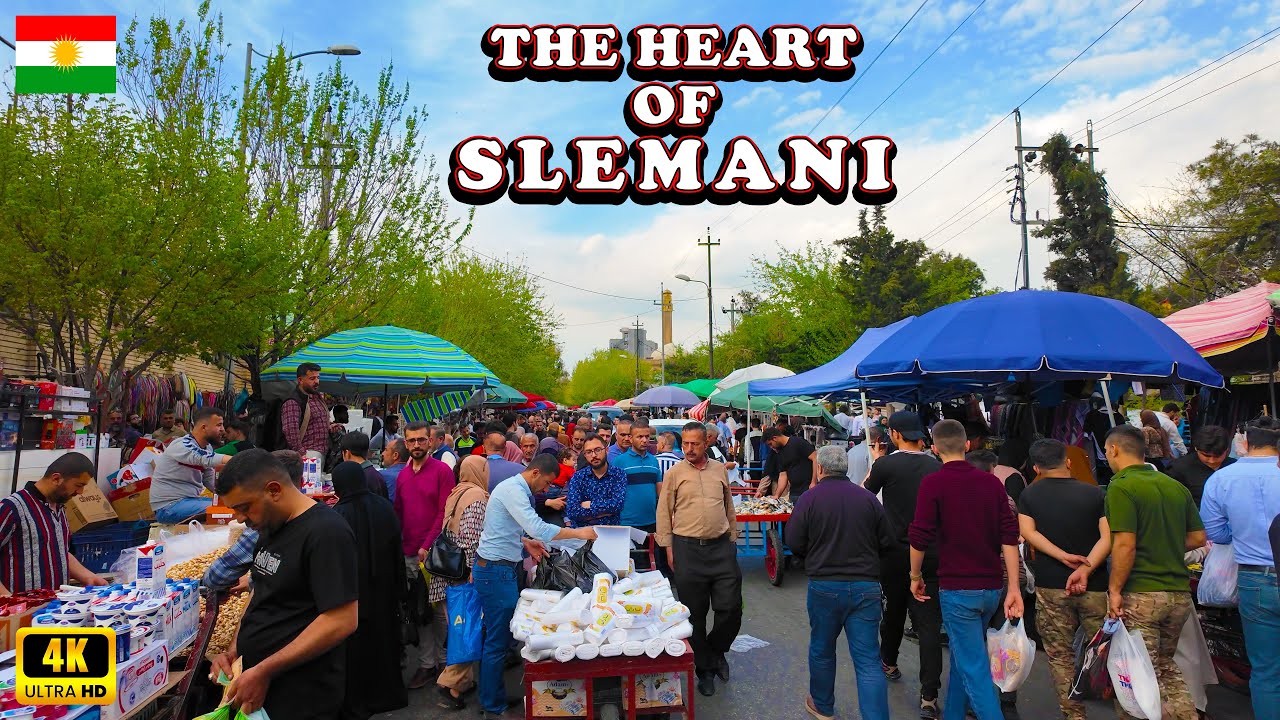 Slemani City Center in Ramadan 🇹🇯 Markets & Traditions