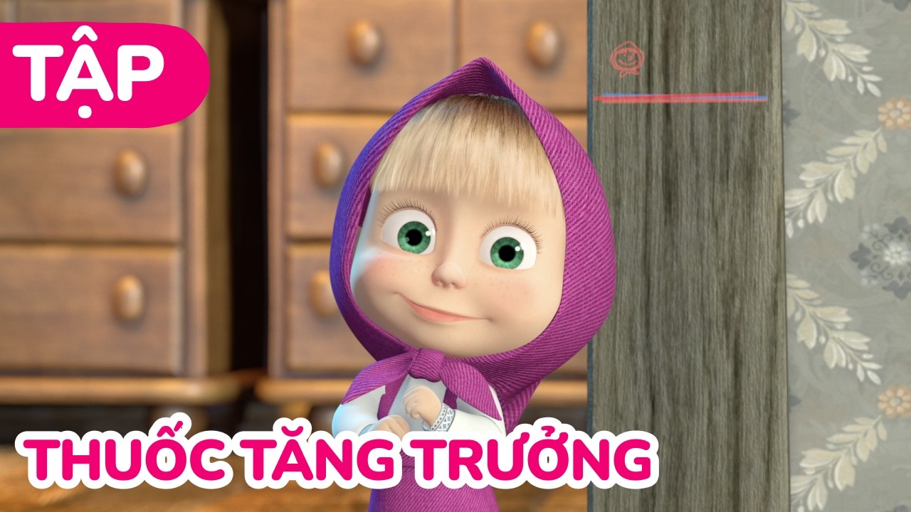 Cô Bé Masha và Chú Gấu Xiếc 🌷 Thuốc tăng trưởng 🔬 (Tập 30)