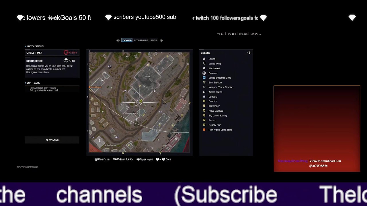 warzone live,. chatting
