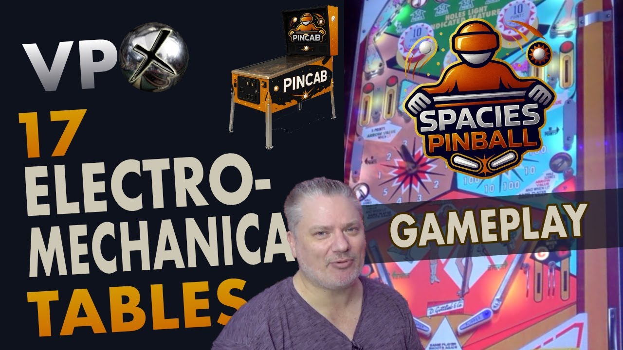 17 Awesome EM Pinball tables on VPX Pincab #vpx #pinballfx #pinball