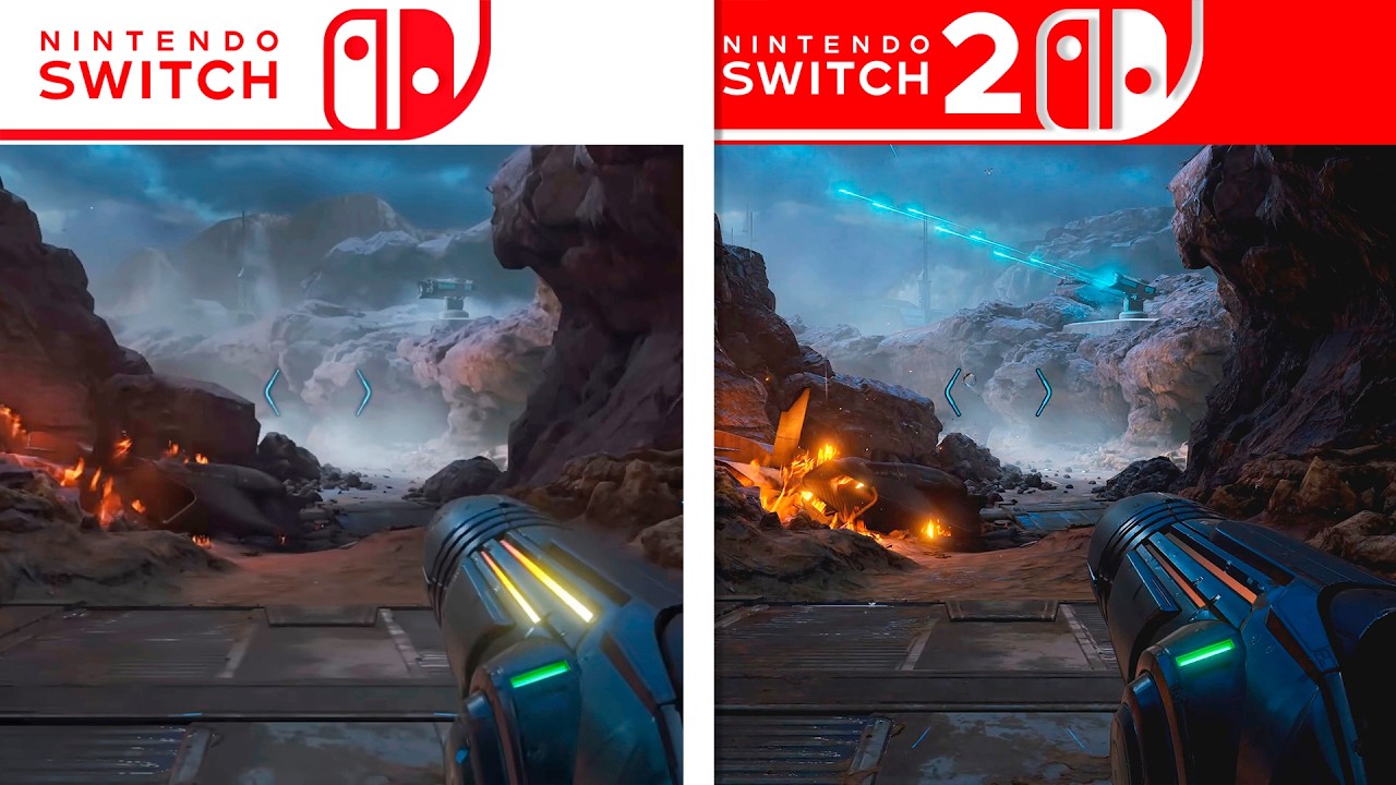 Metroid Prime 4 Beyond | Switch VS Switch 2 | Gameplay Graphics Comparison | 2024 - 2025