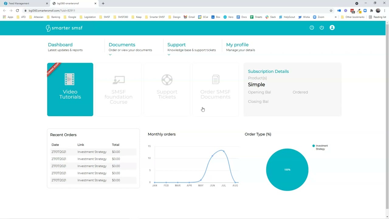 Navigating the Smarter BGL platform