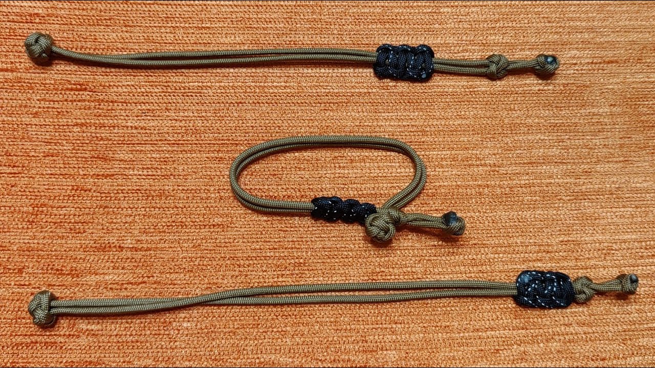 Moschettoni in paracord, due modelli!