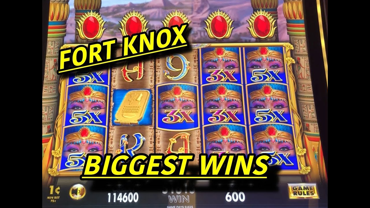 Cleopatra Fort Knox Slot Machine: Biggest Wins