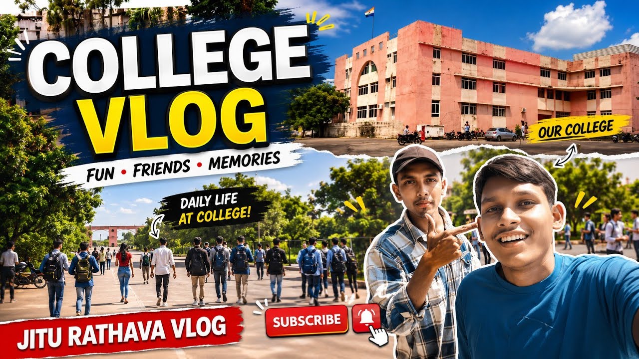 College (B.sc) Vlog 🤦❕Arrdekta Institute khedbrahma ❗ JITU RATHVA VLOG 