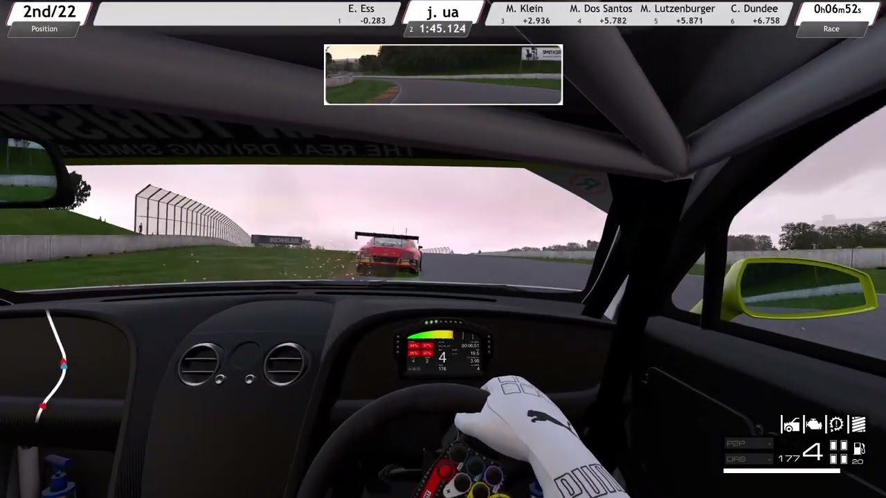 A great fight for first place!!! RaceRoom Racing (Road America) daily race BENTLEY CONTINENTAL GT3