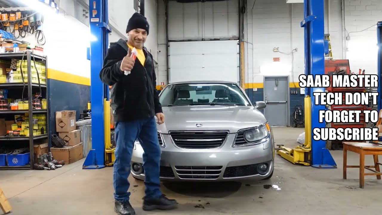 How to replace a HOOD STRUT on a SAAB 9-5 1999 up to 2009.