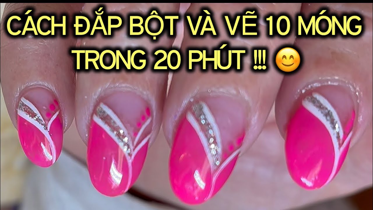 CÁCH ĐẮP BỘT VÀ VẼ ĐẦU MÓNG GEL RẤT ĐƠN GIẢN DỄ LÀM | Nails Thanh Tâm Cuộc Sống ở Mỹ