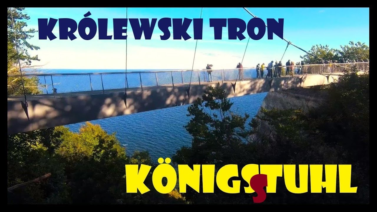 KR&Oacute;LEWSKI TRON - RUGIA. Piękne kredowe klify nad Bałtykiem. K&ouml;nigsstuhl - R&uuml;gen. The Royal Throne.