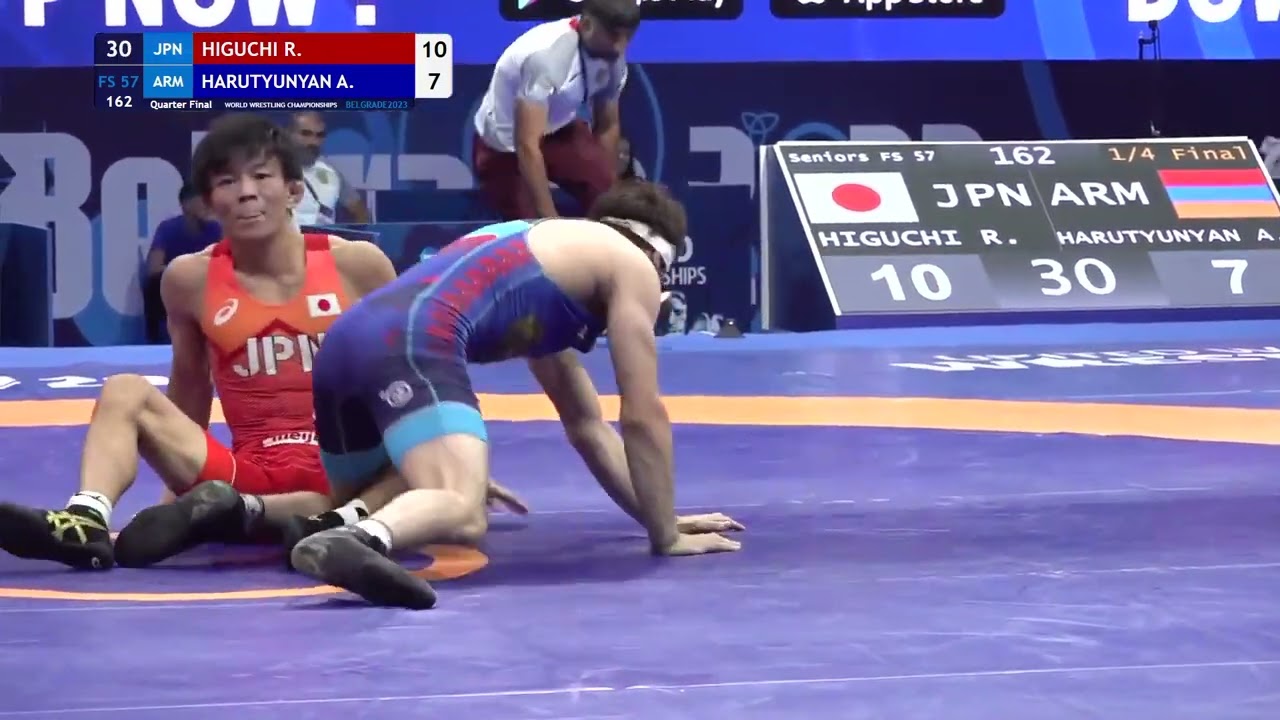 Rei HIGUCHI (JPN) vs. Arsen HARUTYUNYAN (ARM) | Seniors World Championships 2023 | Quarter Final | F