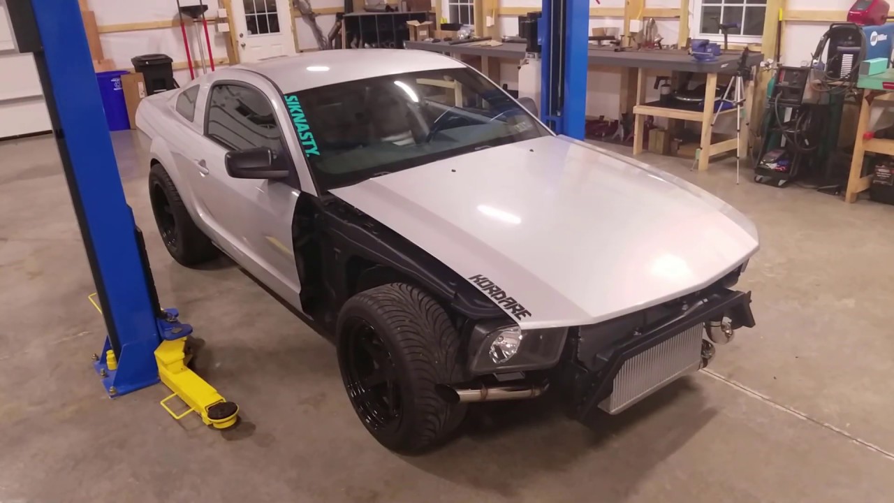 Снятие бампера и крыла — Turbo Mustang