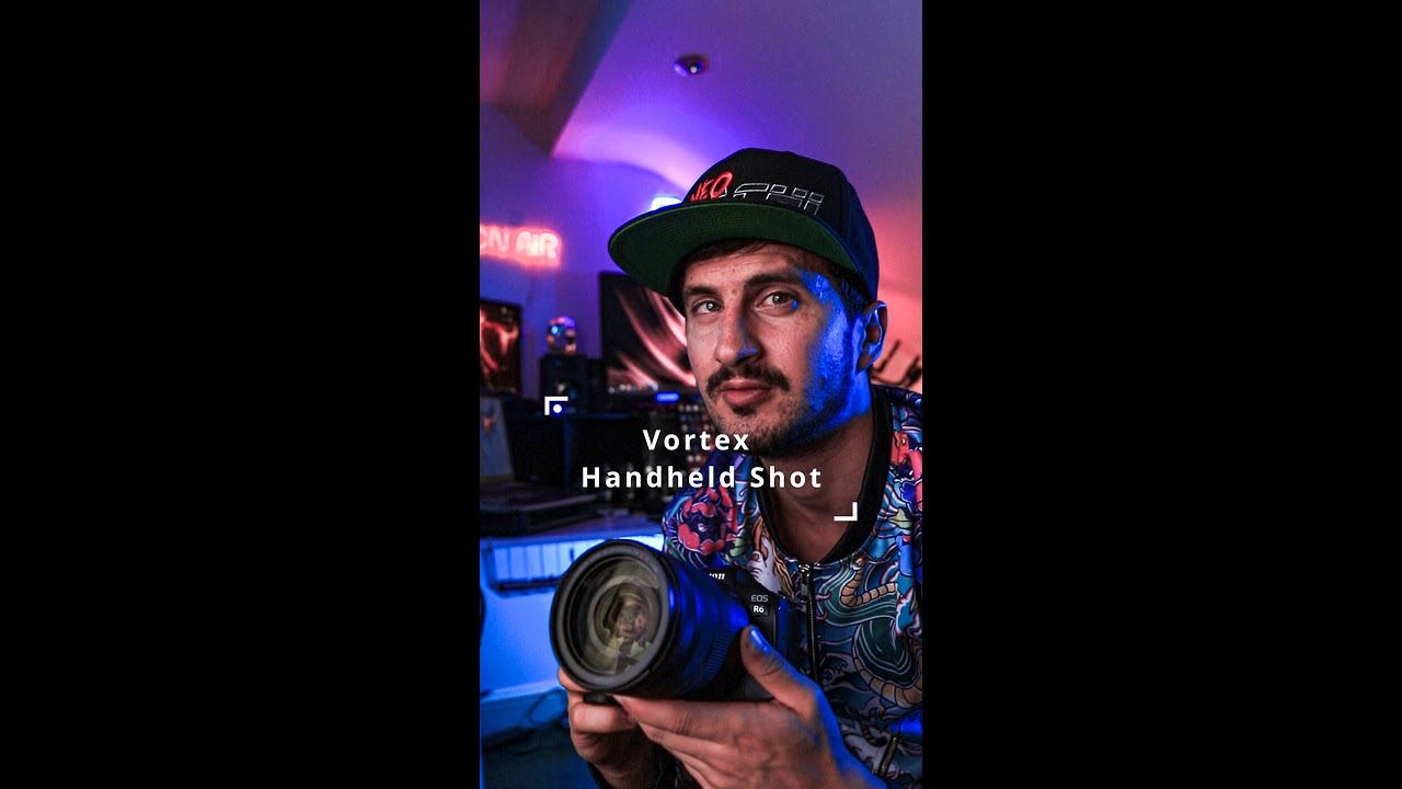 How to shoot HANDHELD in camera Canon eos R6 moves: VORTEX #shorts