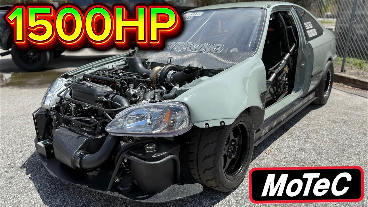 AWD Civic Makes 1500HP – Absolute MONSTER!