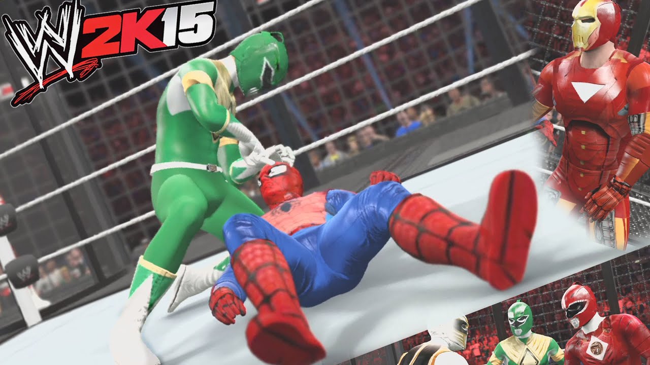 WWE 2K15 — Мстители против Могучих Рейнджеров — Матч «Ликвидация»