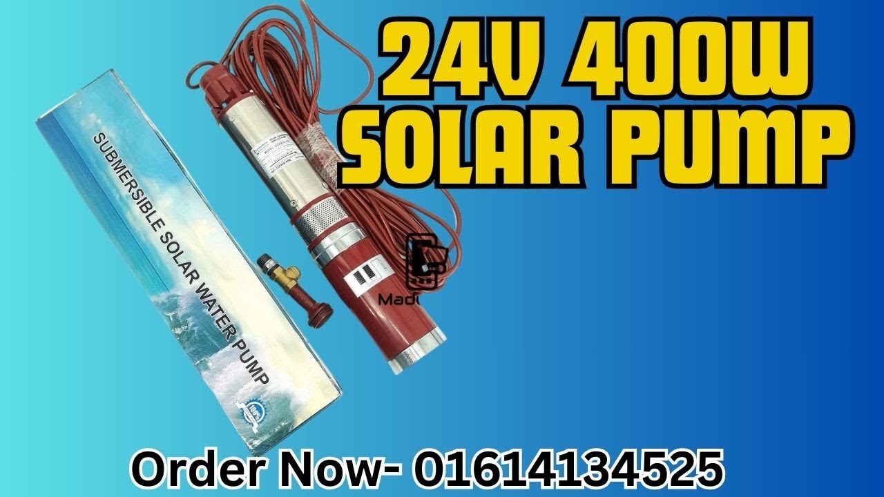 Dc 24v 400w solar pump সোলার সাবমার্সিবল পাম্প