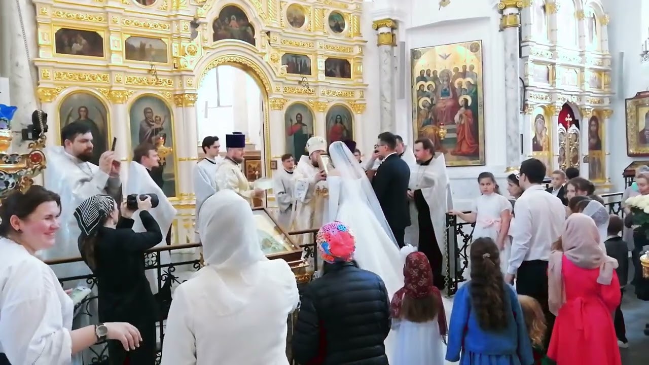 Венчание Мартина и Елены. Семья Ковалевых. Фрагменты #венчание #православие