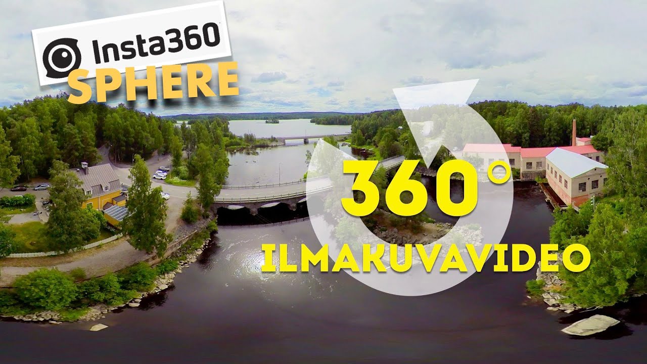 360° Ilmakuvavideo - Melon vesivoimalaitos ja Siuronkoski