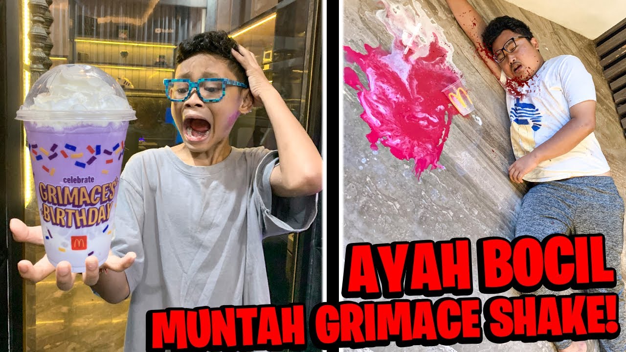 GAWAT!!! AYAH BOCIL PINGSAN KERASUKAN GRIMACE SHAKE!!!