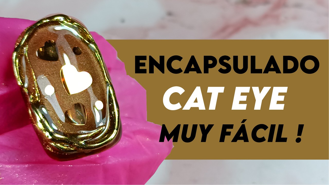 Uñas BONITAS y PROFESIONALES con Cat Eye | Tutorial PASO A PASO MUY FÁCIL