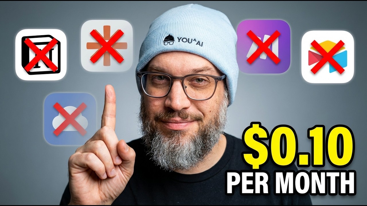 You Don't Need SaaS. The $0.10 System That Replaced My AI Workflow (45 Min No-Code Build)
