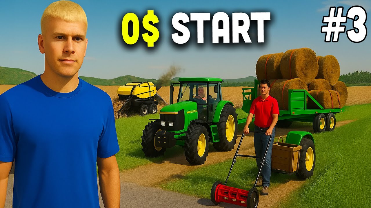 0$ START on FLATMAP! 3 vs FLATMAP! 🚜#3 👉 @czarnypan @FarmingGenius