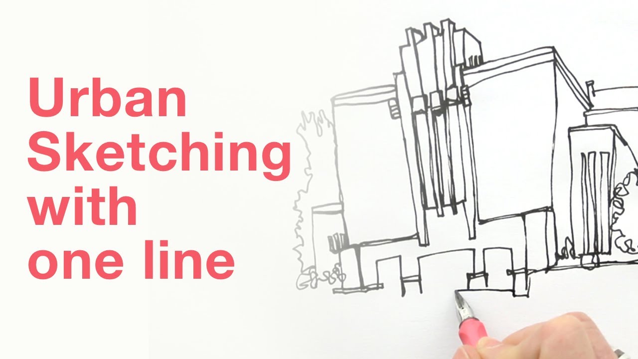 Urban Sketching With Just One Line