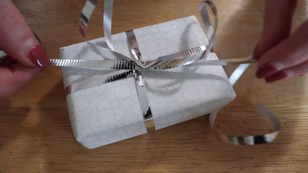 *ASMR UP-CLOSE* Wrapping a Present 🎁