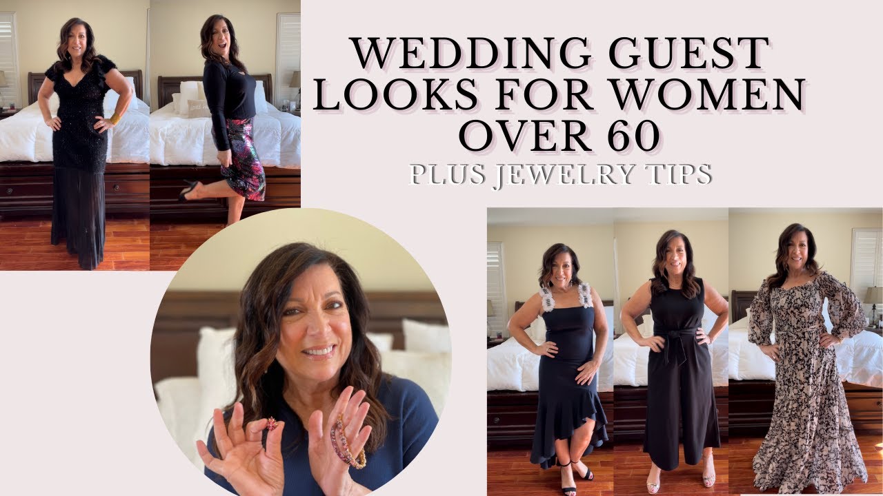 Wedding Guest Looks For Women Over 60 | 5 Perfect Wedding Guest Looks | Plus Wedding Jewelry Tips